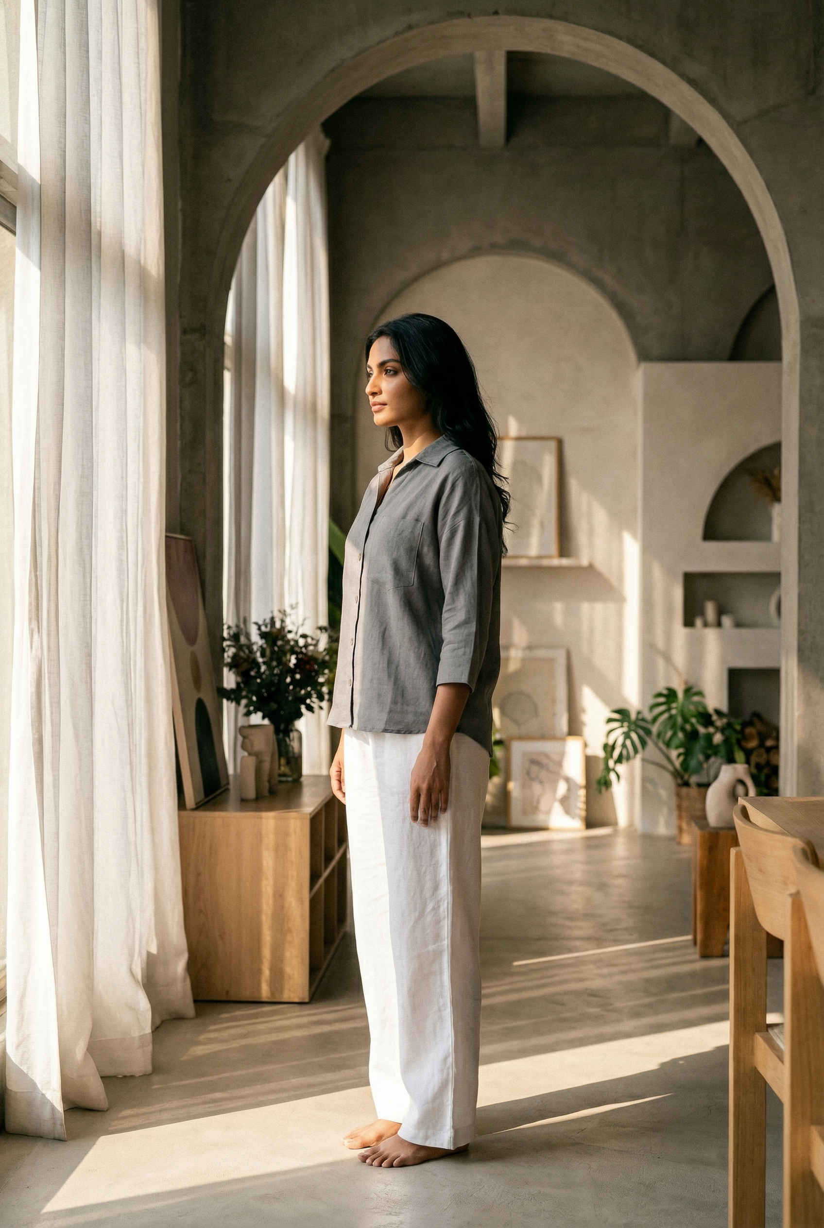 Zoey Shirt Cloud Grey