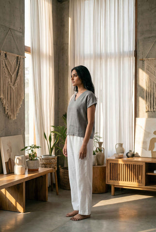 Nolana Top Cloud Grey