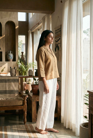 Laelia Shirt Raw Linen
