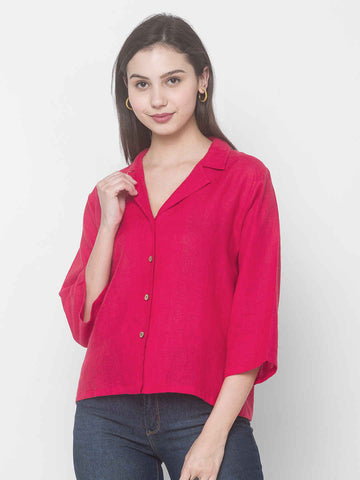 Laelia Shirt Fuchsia Pink