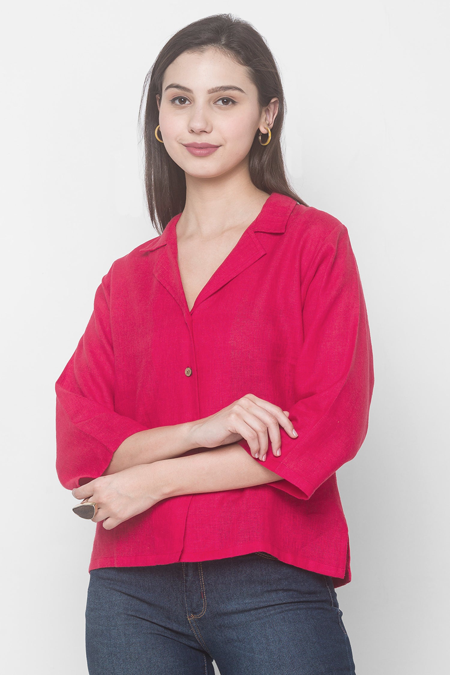 Laelia Shirt Fuchsia Pink