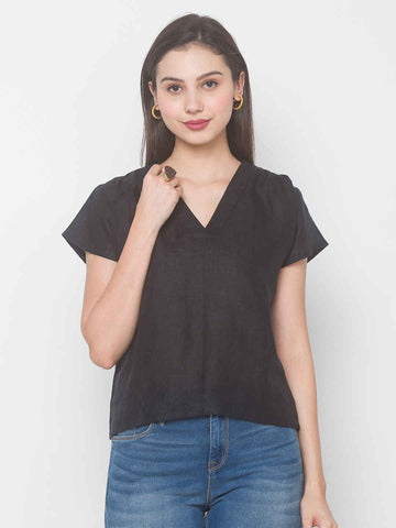 Nolana Top Jet Black