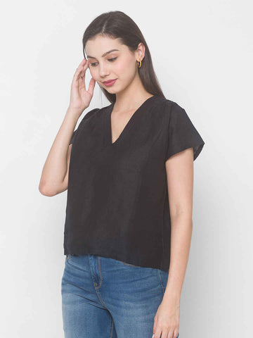 Nolana Top Jet Black