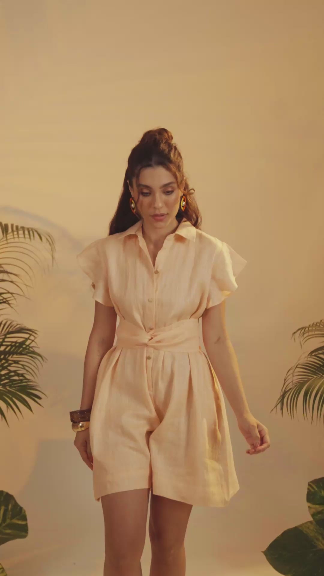 Juno Jumpsuit Rose Peach