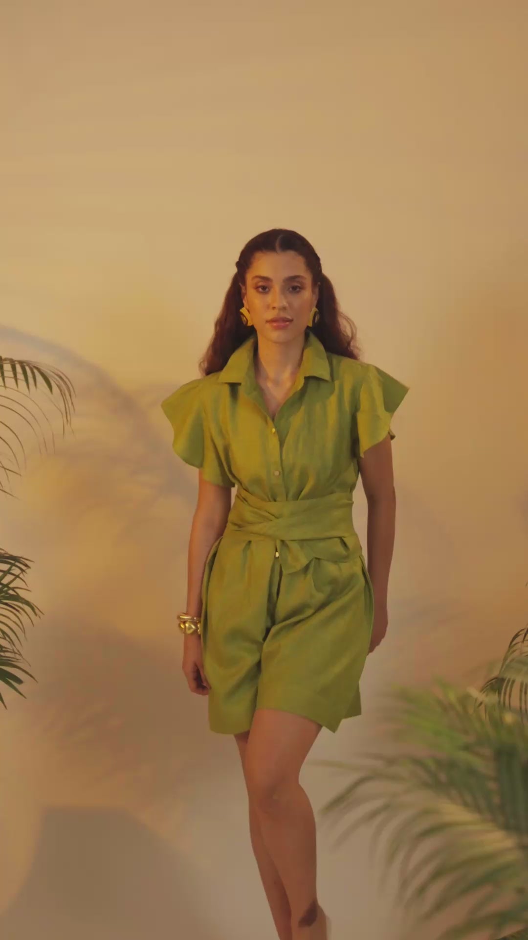 Juno Jumpsuit Shamrock Green