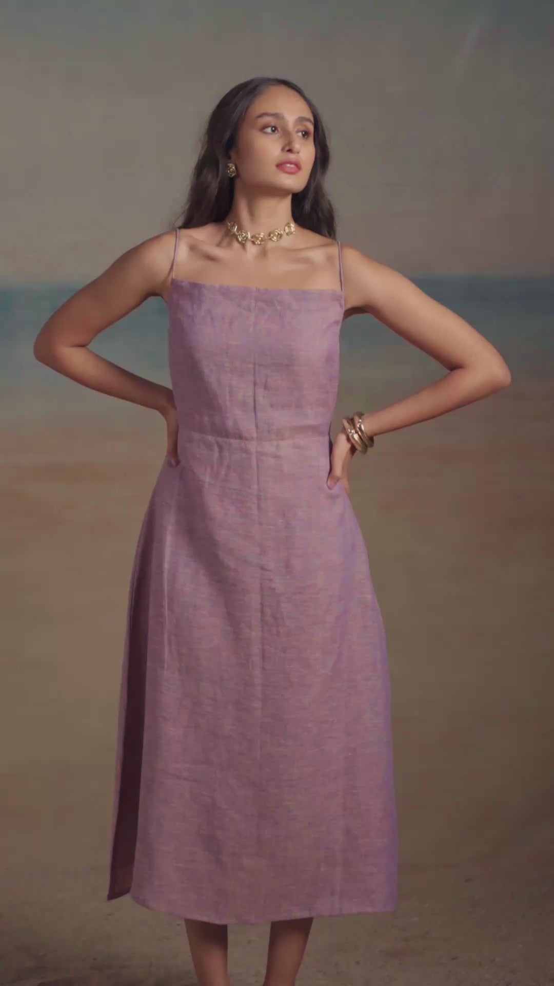 Esme Dress Sunwashed Lilac