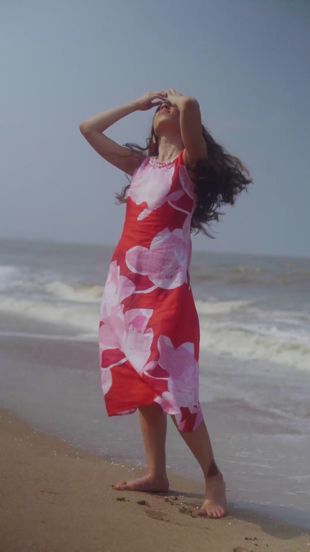 Luna Dress Coeur Red