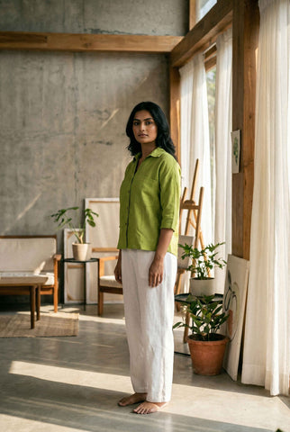 Zoey Shirt Shamrock Green