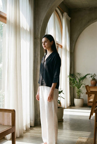 Laelia Shirt Jet Black