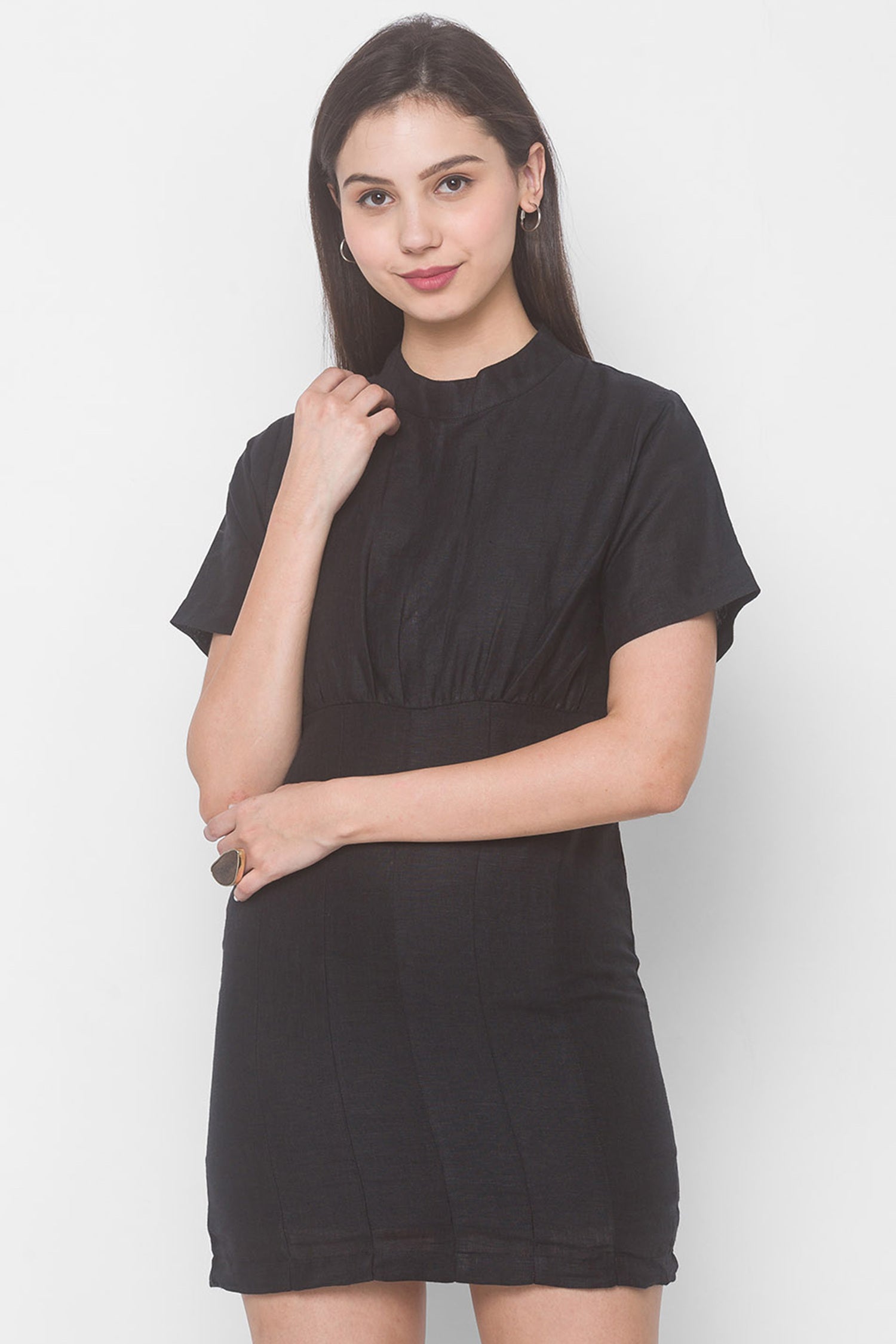 Uva Dress Jet Black