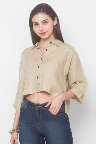 Zinnia Shirt Raw Linen