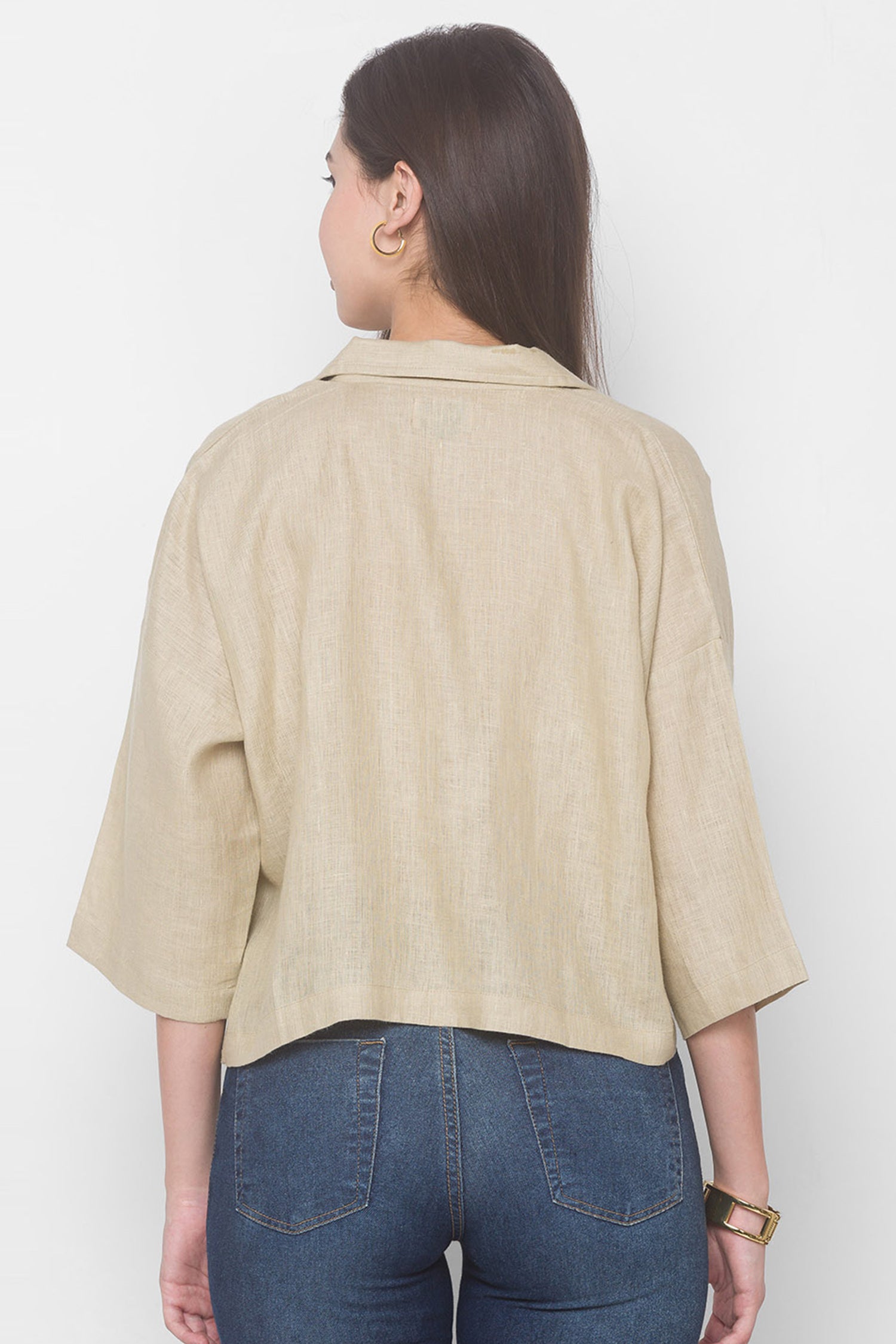 Zinnia Shirt Raw Linen